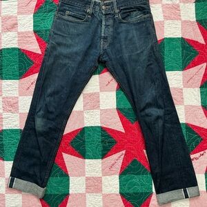 Freenote Cloth Men's Straight Dark Indigo Jeans